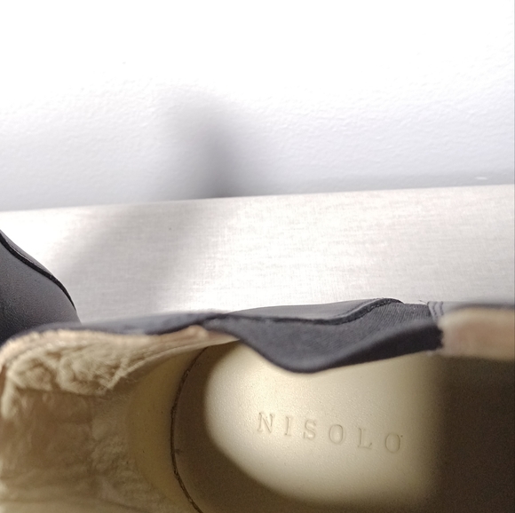 Nisolo Commuter Boots in Black Leather From Anthropologie Size 8.5 - Picture 4 of 7